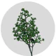 Tropical Flowers Eucalyptus Fresh Doll Stem