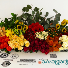 Large Autumn Bloom Box 