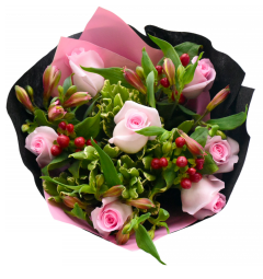 V-Day Bouquet Box Baby Love 11 bunches (165 St)